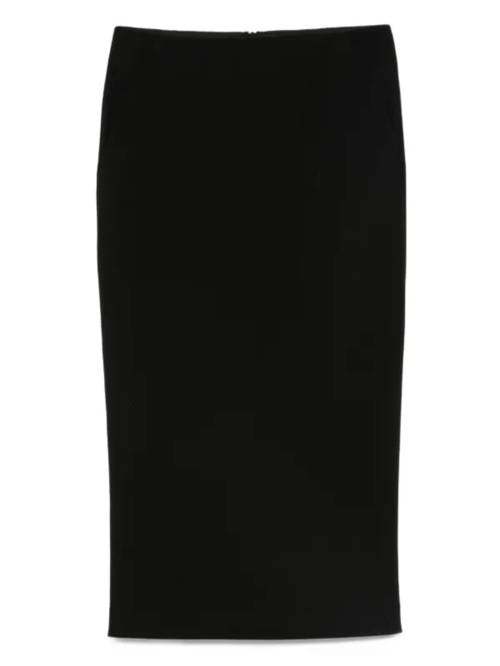 Vintage Giorgio Armani made in Italy wool and silk blend black skirt size 40